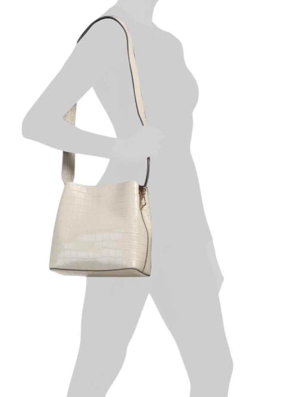 RADLEY LONDON Leather Dukes Place Faux Crocodile Medium Compartment Crossbody - Picture 5 of 5